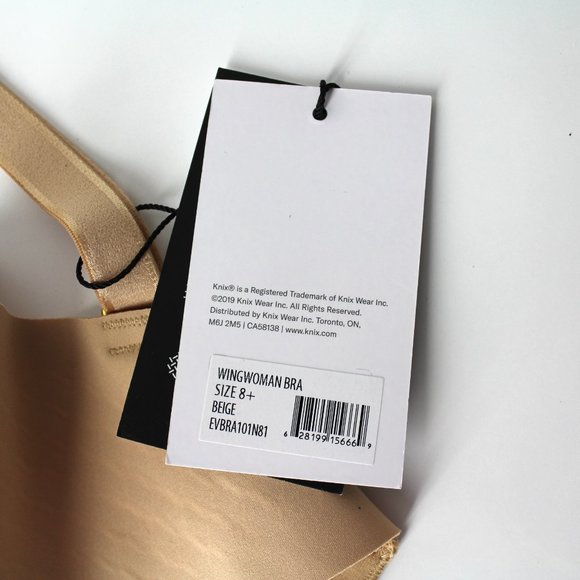 NEW Knix Size 8+ WingWoman Contour Bra Beige 42E 40F 42F - Picture 5 of 11
